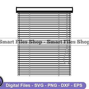 Blinds Svg, Home Decor Svg, Blinds Dxf, Blinds Png, Blinds Clipart, Blinds Files, Eps