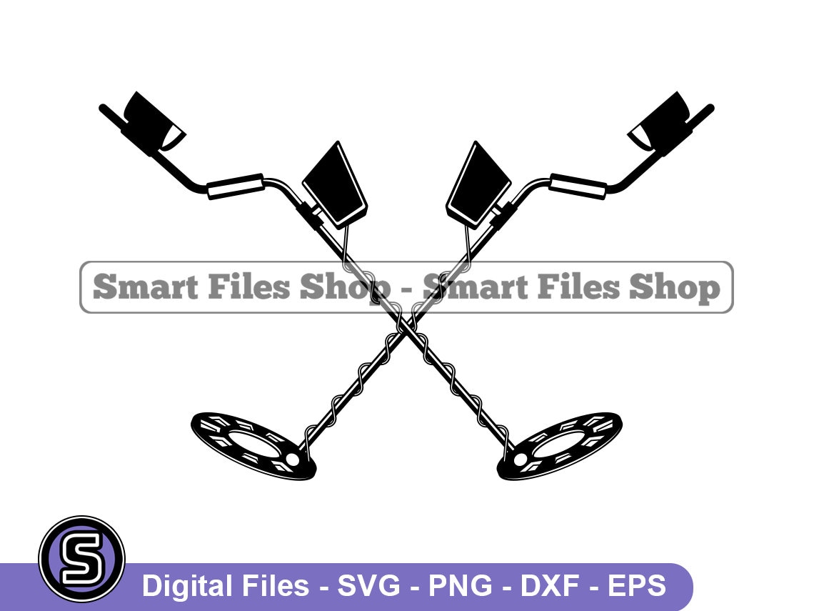 Metal Detector Logo 2 Svg Metal Detector Svg Treasure Etsy
