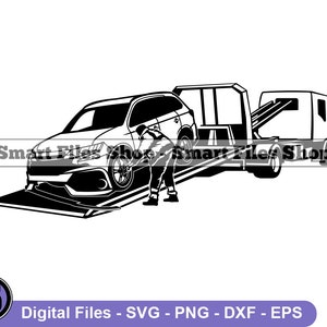 Tow Trucking #2 Svg, Tow Truck Svg, Car Towing Svg, Tow Truck Dxf, Tow Truck Png, Tow Truck Clipart, Tow Truck Files, Tow Truck Eps