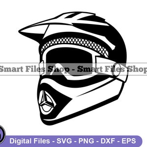 Dirt Bike Helmet Svg, Motocross Helmet Svg, Stunt Bike Helmet Svg, Dirt Bike Helmet Dxf, Dirt Bike Helmet Png, Clipart, Files, Eps
