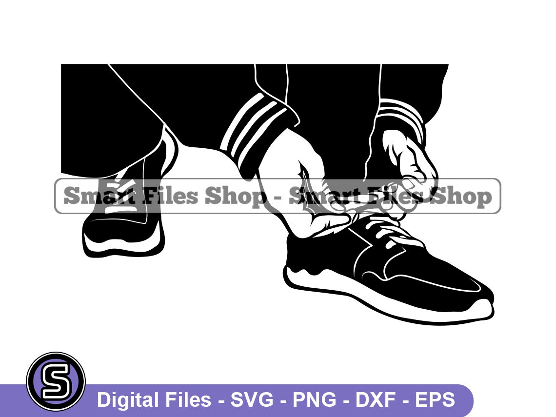 Tying Shoelaces 2 Svg Shoelaces Svg Shoes Svg Tying Etsy