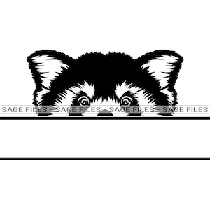 Peeking Red Panda Svg, Red Panda Svg, Peeking Animals Svg, Monogram Svg, Red Panda Dxf, Red Panda Png, Red Panda Clipart, Files, Eps