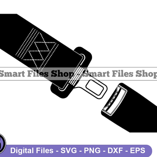 Car Seat Belt Svg, Car Seat Belt Dxf, Car Seat Belt Png, Car Seat Belt Clipart, Car Seat Belt Files, Eps