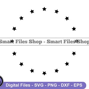 Star Circle Svg, Decoraive StarsSvg, Circle Svg, Star Circle Dxf, Star Circle Png, Star Circle Clipart, Star Circle Files, Star Circle Eps