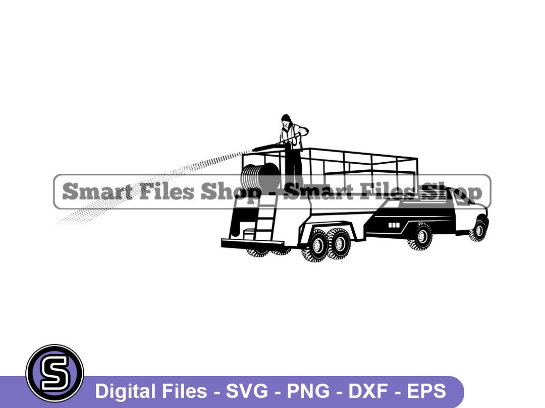Hydroseeding Truck 3 SVG, Hydroseeding Truck SVG, Hydroseeding Svg ...