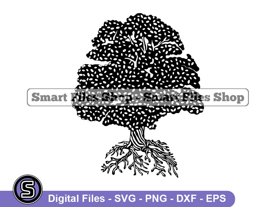 Tree With Roots SVG Tree Svg Family Tree Svg Roots Svg - Etsy