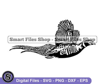 DXF CNC Plasma Laser Cut Ready Vector Pointer Pheasant Flush Outdoor Hunting 