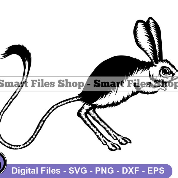 Jerboa #2 SVG, Jerboa SVG, Jumping Mouse Svg, Animals Svg, Jerboa Dxf, Jerboa Png, Jerboa Clipart, Jerboa Files, Jerboa Eps