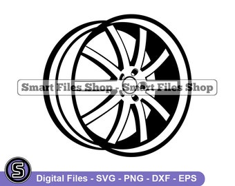 Car Rim Svg, Car Svg, Car Mechanic Svg, Car Rim Dxf, Car Rim Png, Car Rim Clipart, Car Rim Files, Eps