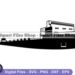 Lake Freighter #4 Svg, Lake Freighter Svg, Shipping Svg, Industrial Svg, Lake Freighter Dxf, Lake Freighter Png, Clipart, Files, Eps