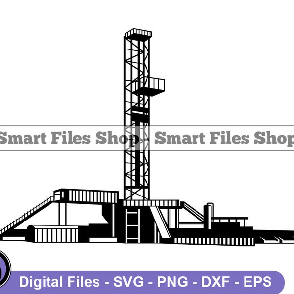 Oil Drilling Svg, Petroleum Svg, Oil Drilling Dxf, Oil Drilling Png, Oil Drilling Clipart, Oil Drilling Files, Eps