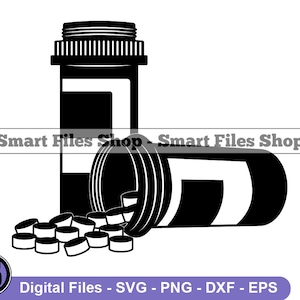 Pills SVG, Medication Svg, Medicine Svg, Pills Dxf, Pills Png, Pills Clipart, Pills Files, Eps