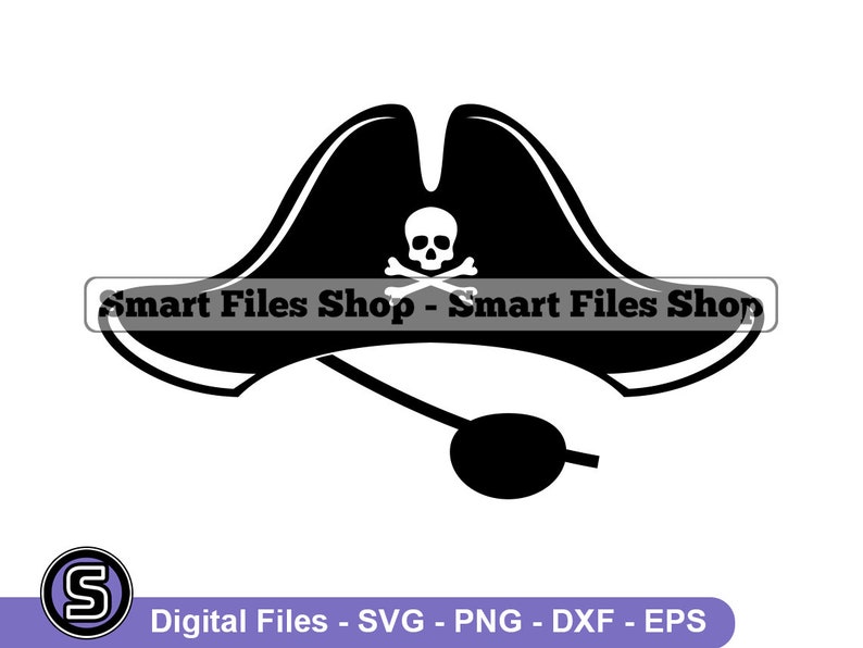Pirate Hat and Eye Patch Svg Pirate Svg Pirate Hat Svg Eye - Etsy