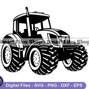 Farm Tractor Svg, Tractor Svg, Farm Tractor Dxf, Farm Tractor Png, Farm Tractor Clipart, Farm TractorFiles, Eps