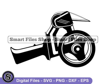 Dozownik taśmy Svg, Wysyłka Svg, eCommerce Svg, Dozownik taśmy Dxf, Dozownik taśmy Png, Dozownik taśmy Clipart, Pliki dozownika taśmy, Eps