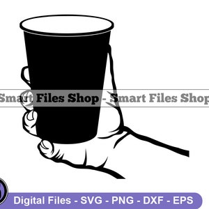 Plastic Cup SVG, Drink Svg, Plastic Cup Dxf, Plastic Cup Png, Plastic Cup Clipart, Plastic Cup Files, Eps