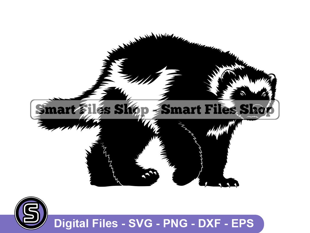 Wolverine SVG, Animals Svg, Wolverine Dxf, Wolverine Png, Wolverine ...