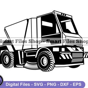 Street Sweeper Vehicle Svg, Nettoyage de rue Svg, Assainissement Svg, Désinfection Svg, Nettoyage de rue Dxf, Nettoyage Png, Clipart, Fichiers, Eps