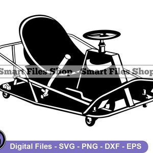 ドリフト カート SVG、ドリフト SVG、ゴー カート SVG、ドリフト カート DXF、ドリフト カート PNG、ドリフト カート クリップアート、ドリフト カート ファイル、EPS