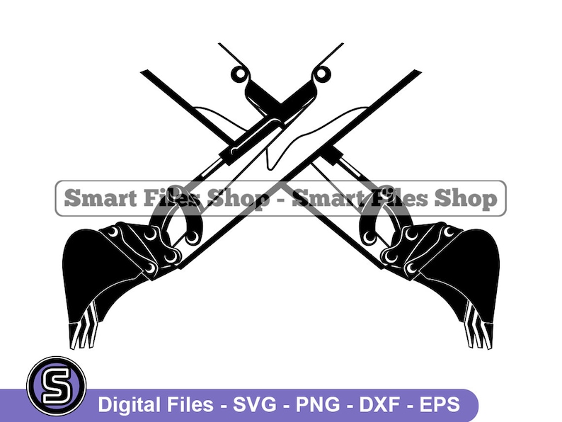 Excavator Bucket Logo Svg Excavator Svg Construction Svg Etsy