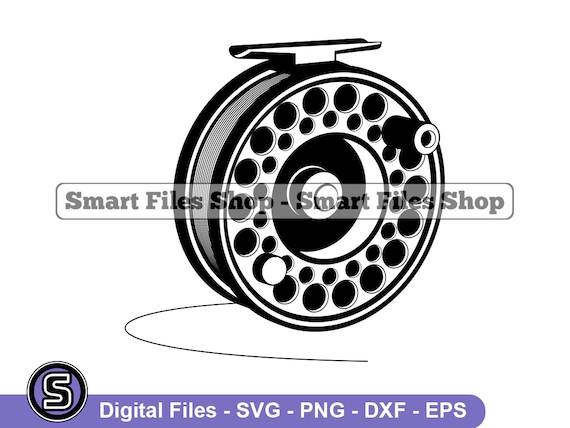 fish reel svg Keeping It Funny Fishing Cutting File  artprintfile Vintage Fishing Reel SVG PNG