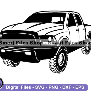 Pickup Truck SVG, Pickup Truck Dxf, Pickup Truck Png, Pickup Truck Clipart, Pickup Truck Files, Eps