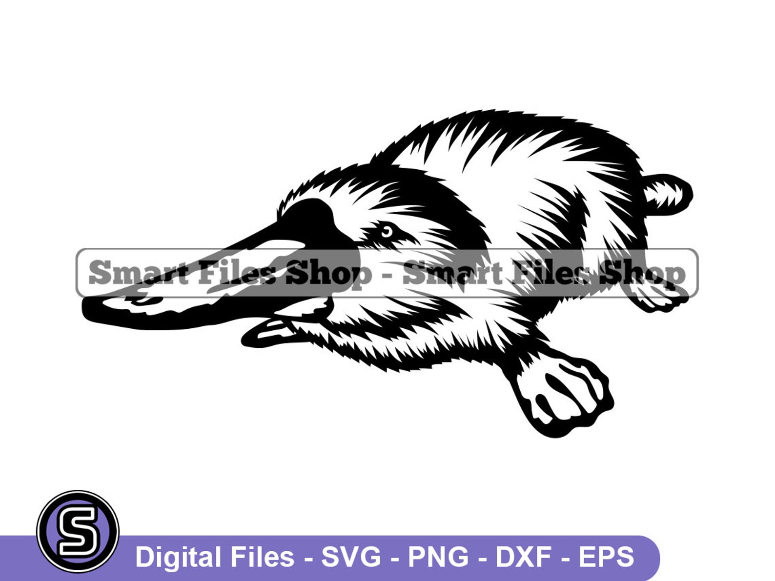 Platypus SVG Animals Svg Platypus Dxf Platypus Png Etsy