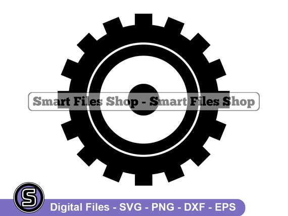Gear Icon 2 SVG Gear Svg Mechanical Svg Gear Svg Gear | Etsy