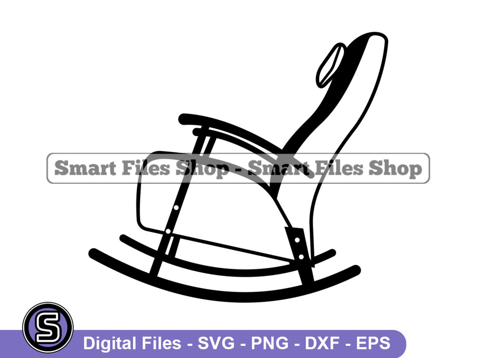 Rocking Chair Svg Rocking Chair Dxf Rocking Chair Png Etsy