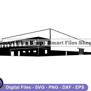 Industrial Building Svg, Warehouse Svg, Logistics Svg, Warehouse Dxf, Warehouse Png, Warehouse Clipart, Warehouse Files, Eps