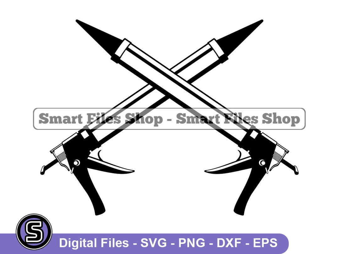 Caulk Gun Logo Svg, Caulking Gun Svg, Home Improvement Svg, Caulk Gun
