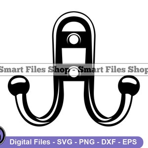 Door Hook Svg, Door Hanger Svg, Door Hook Dxf, Door Hook Png, Door Hook Clipart, Door Hook Files, Eps