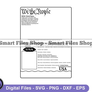 US Passport Template Svg, Passport Svg, American Passport Svg, Passport Dxf, Passport Png, Passport Clipart, Passport Files, Passport Eps