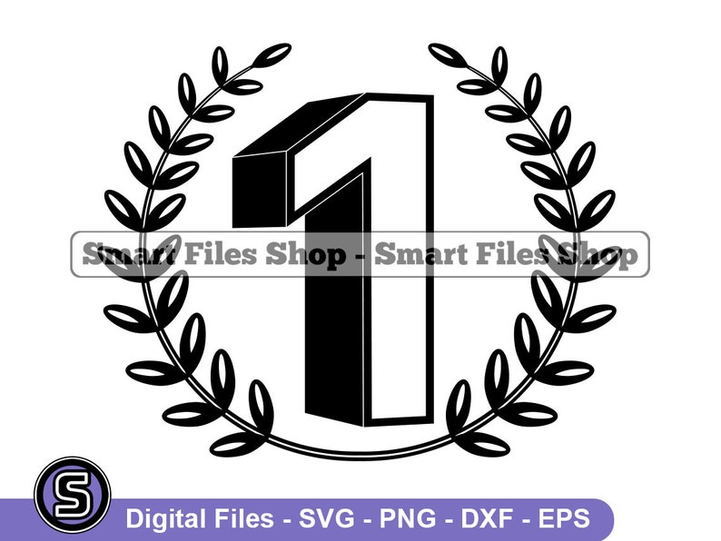 Number 1 Birthday Logo Svg Birthday Logo Svg Number One Svg - Etsy