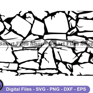 Rock Wall Design Svg, Rock Design Svg, Rock Wall Dxf, Rock Wall Png, Rock Wall Clipart, Rock Wall Files, Eps