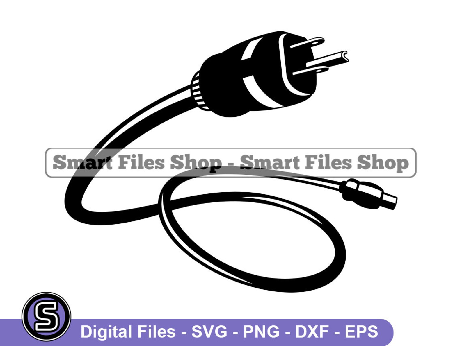 Dc Plug Vector Electric Plug Svg, Plug Svg, Electrician Svg, Electricity Svg, High ...