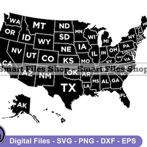 50 estados svg, USA map svg, US map svg, 50 estados dxf, 50 estados png, 50 estados clipart, 50 estados archivos, eps