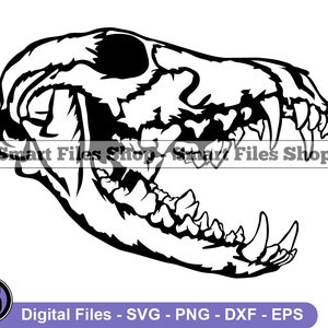 Coyote Skull Svg, Animal Skull Svg, Coyote Dxf, Coyote Png, Coyote Clipart, Coyote Files, Eps