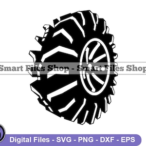 Mud Tire #2 Svg, Tire Svg, Truck Tire Svg, Mud Tire Dxf, Mud Tire Png, Mud Tire Clipart, Mud Tire Files, Mud Tire Eps