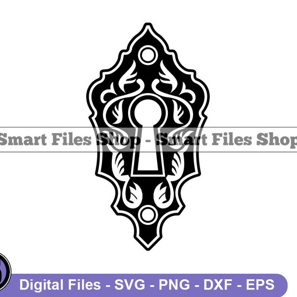 Keyhole Svg, Lock Svg, Keyhole Dxf, Keyhole Png, Keyhole Clipart, Keyhole Files, Eps