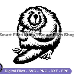 Beaver SVG, Animals Svg, Beaver Dxf, Beaver Png, Beaver Clipart, Beaver Files, Beaver Eps