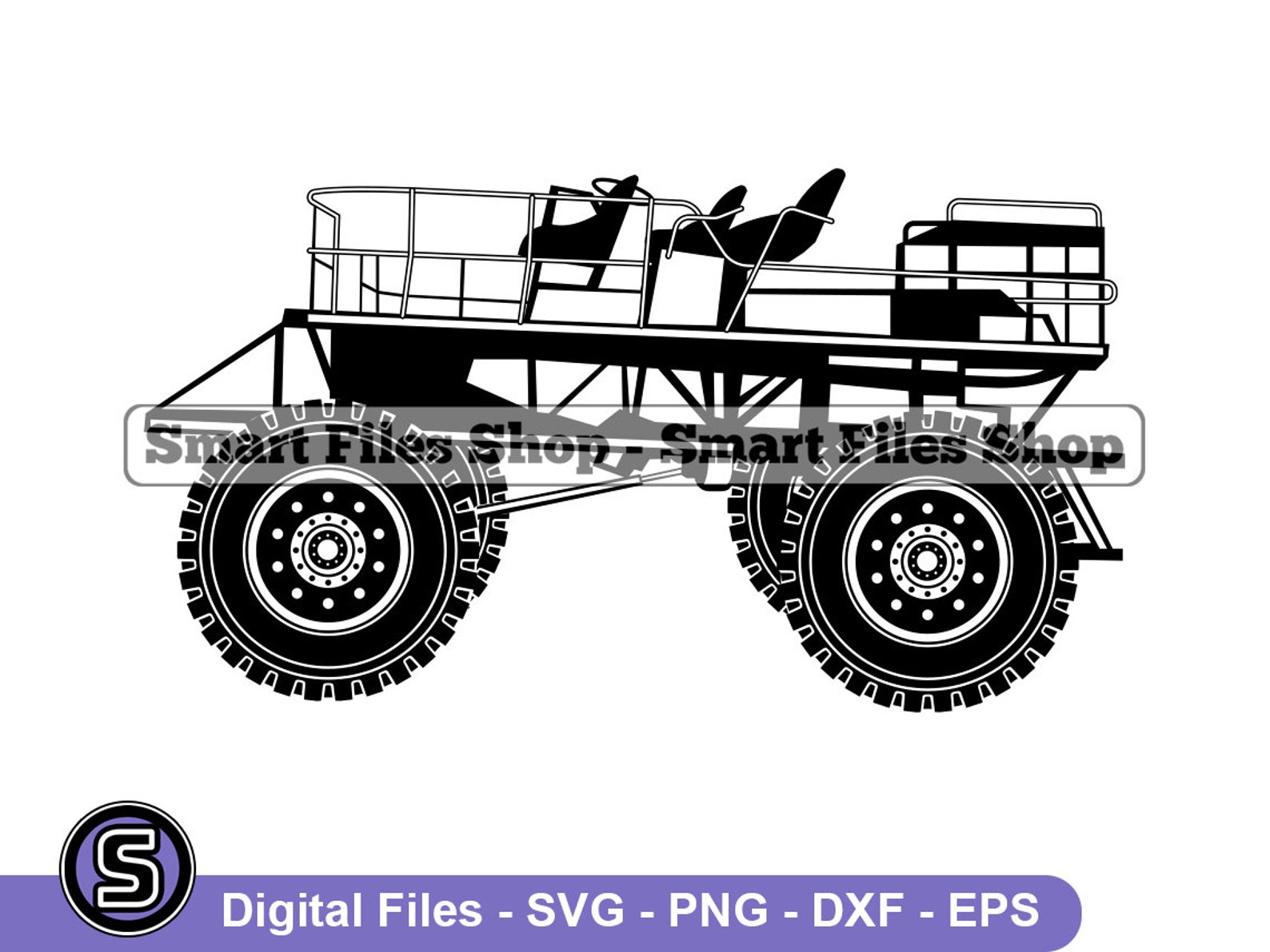 Hunting Swamp Buggy #4 Svg, Hunting Svg, Swamp Svg, Swamp Hunting Dxf ...