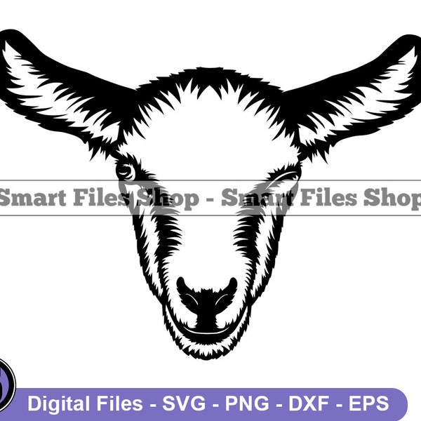 Winking Goat SVG, Goat Svg, Goat Mascot Svg, Winking Svg, Goat affe Dxf, Goat affe Png, Goat affe Clipart, Goat affe Files, Eps