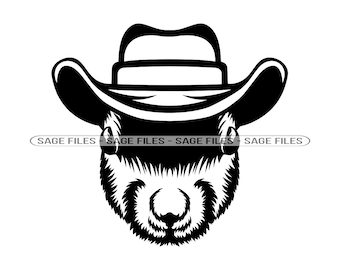 Squirrel In Cowboy Hat Svg, Squirrel Svg, Cowboy Svg, Squirrel Dxf, Squirrel Png, Squirrel Clipart, Squirrel Files, Eps