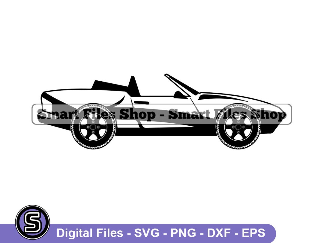 Convertible Car Svg, Sports Car Svg, Racing Car Svg, Convertible Car