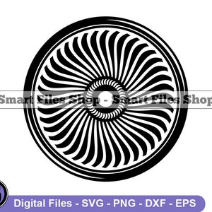 Jet Engine Svg, Airplane Svg, Aircraft Svg, Jet Engine Dxf, Jet Engine Png, Jet Engine Clipart, Jet Engine Files, Eps