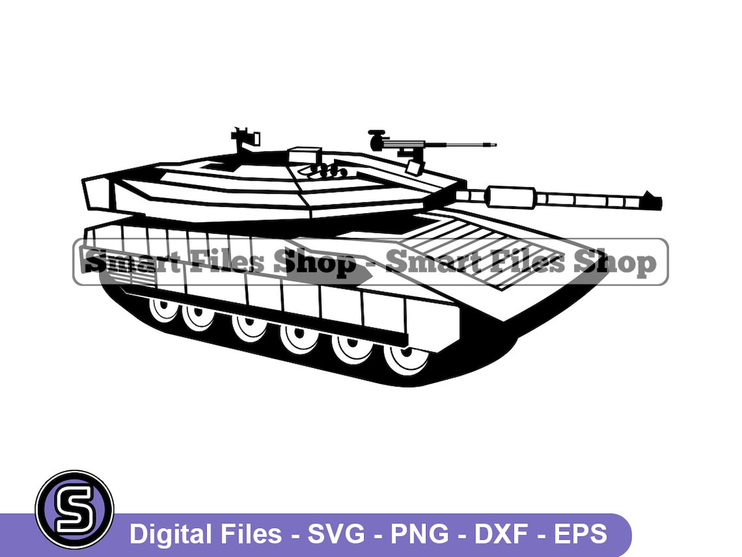 Buy Main Battle Tank 3 SVG, Army Svg, Military Svg, War Svg, Battle ...