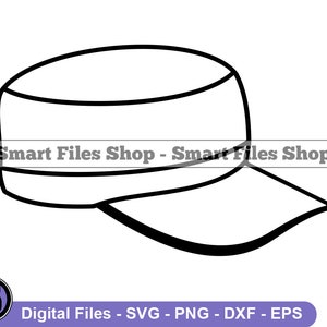 Cap #2 Svg, Cap Svg, Hat Svg, Cap Design Svg, Cap Dxf, Cap Png, Clipart, Cap Files, Eps