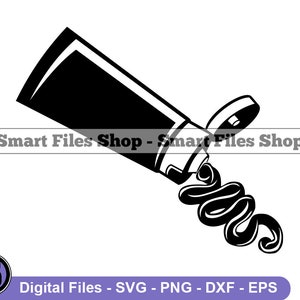 Gel Squeeze Bottle Svg, Squeeze Bottle Svg, Squeeze Tube Svg, Cream Svg, Zahnpasta Svg, Squeeze Bottle Dxf, Png, Clipart, Dateien, Eps