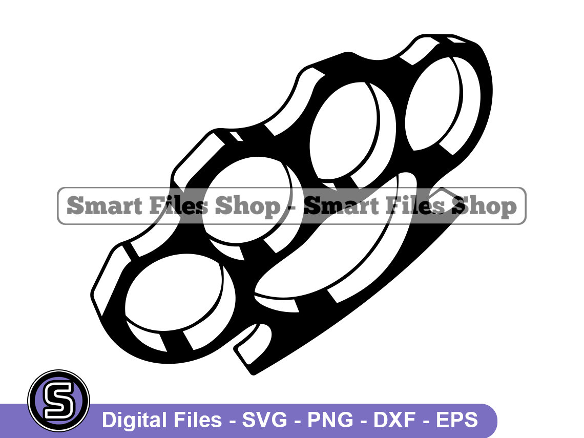 Brass Knuckles Svg Brass Knuckles Dxf Brass Knuckles Png Etsy UK